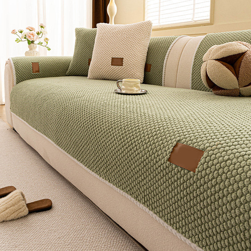 🛋️ Gepolsterte rutschfeste Sofaabdeckung – ultraweich, waschbar & kratzfest – ideal für Kinder und Haustiere 🐾