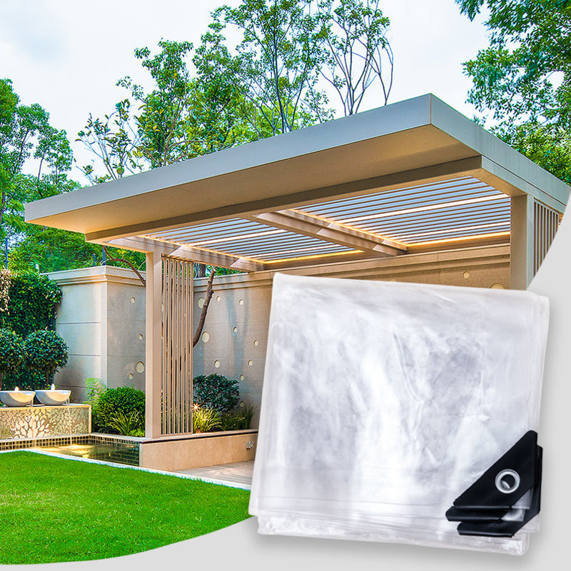 Schwerlast-Schutzplane – wetterfest, transparent & 14 Mil stark – ideal für Bau, Garten & Outdoor – reißfest & langlebig🛡️🌧️