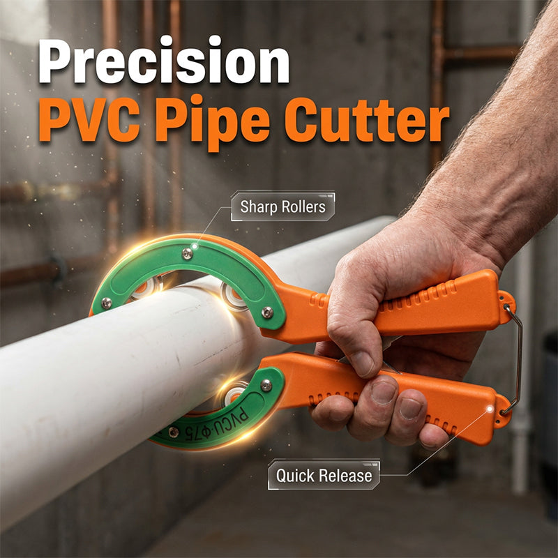 ⌛ Nur noch 3 Tage – 50 % auf alles! ⏰Ratschen-Rohrschneider für PVC – kompaktes Design für enge Räume – saubere Schnitte, wenig Kraftaufwand – ideal für Installateure & Heimwerker