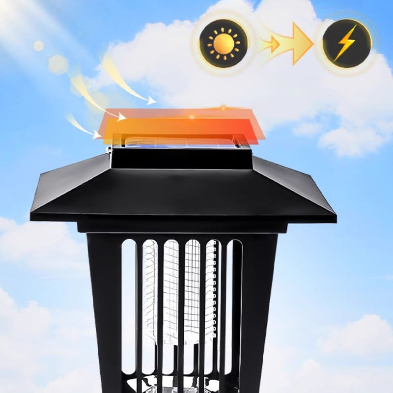 Solarbetriebener Insektenvernichter für den Außenbereich – effektiv gegen Mücken & Insekten – energiesparend, wetterfest & autark🦟☀️