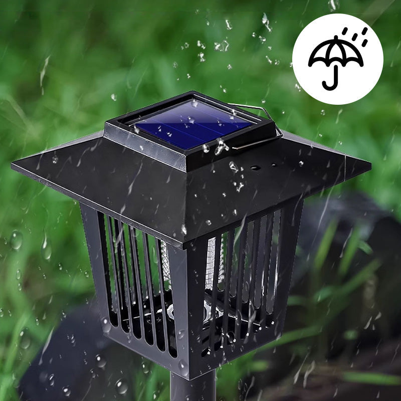 Solarbetriebener Insektenvernichter für den Außenbereich – effektiv gegen Mücken & Insekten – energiesparend, wetterfest & autark🦟☀️