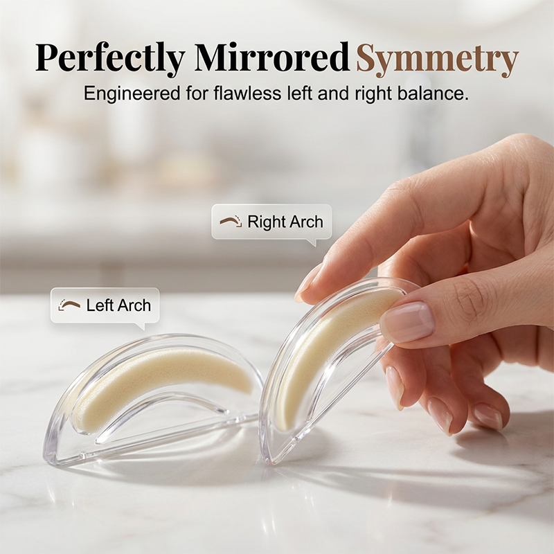 Einfaches Augenbrauenform-Stempel-Set – perfekt für symmetrische Brauen in Sekunden – ideal für Anfänger & schnelles Make-up👁️✨