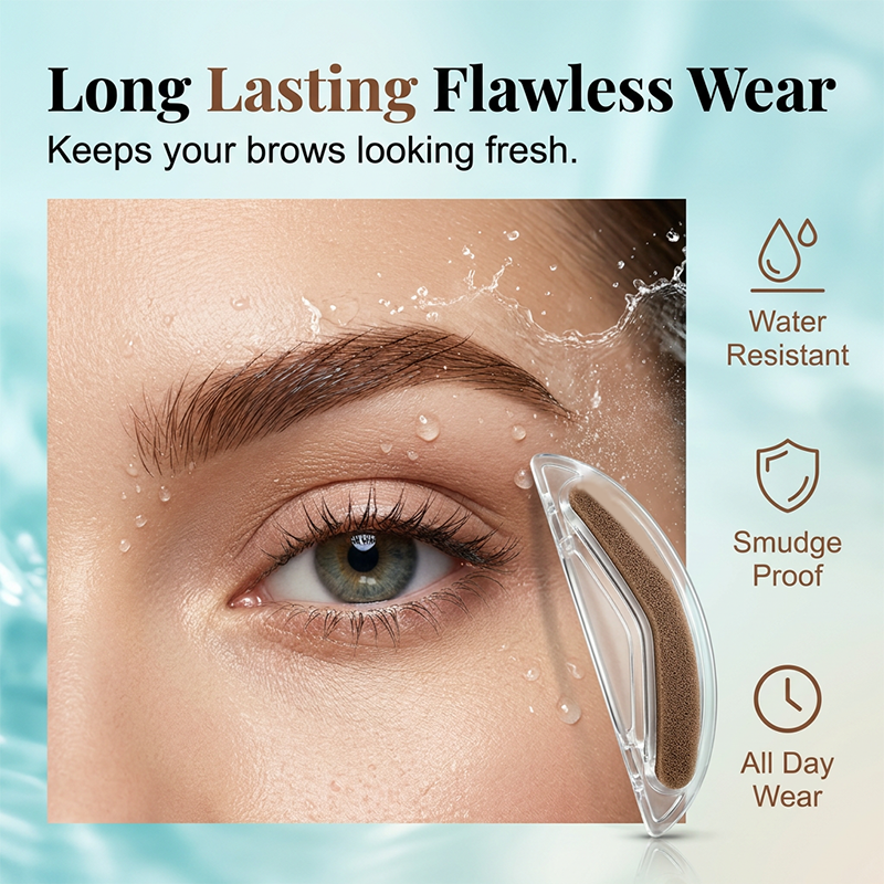 Einfaches Augenbrauenform-Stempel-Set – perfekt für symmetrische Brauen in Sekunden – ideal für Anfänger & schnelles Make-up👁️✨