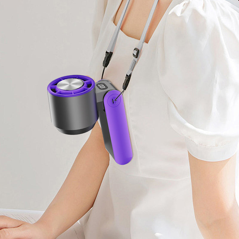 Tragbarer 3-in-1-Kühlventilator mit Digitalanzeige – kühlt, befeuchtet & beleuchtet – ideal für Reisen, Büro & warme Tage🌀💧