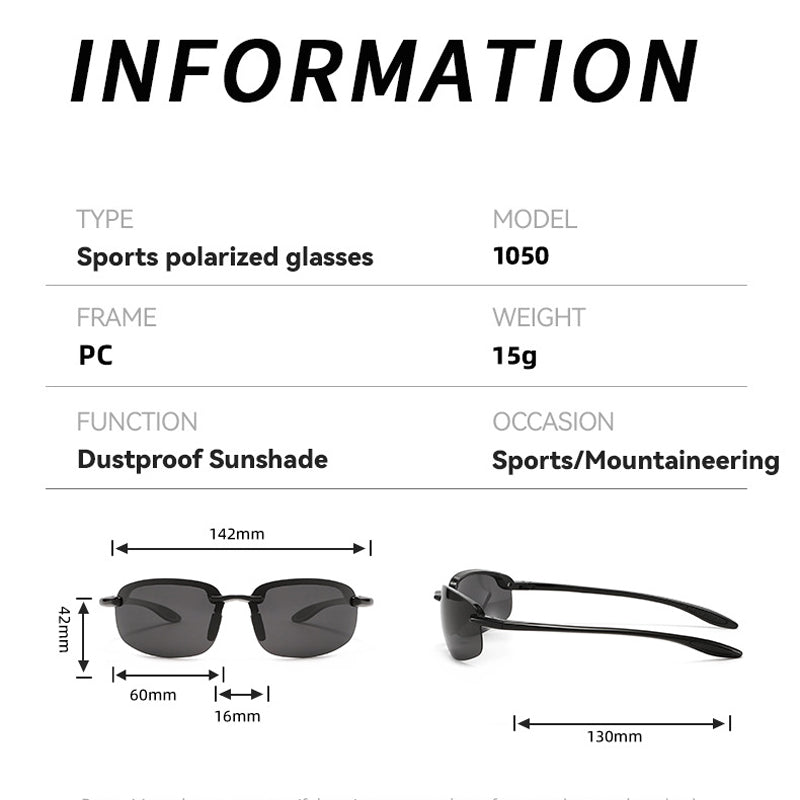 Unisex-Sonnenbrille – extrem leicht, polarisiert & UV-schützend – ideal für Alltag, Sport & Reisen🕶️☀️
