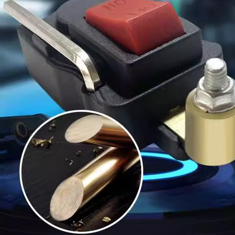 T-förmiger Batteriehauptschalter fürs Auto – mit digitaler Spannungsanzeige, reines Kupfer – ideal als Diebstahlschutz & zur Wartung🚗⚡