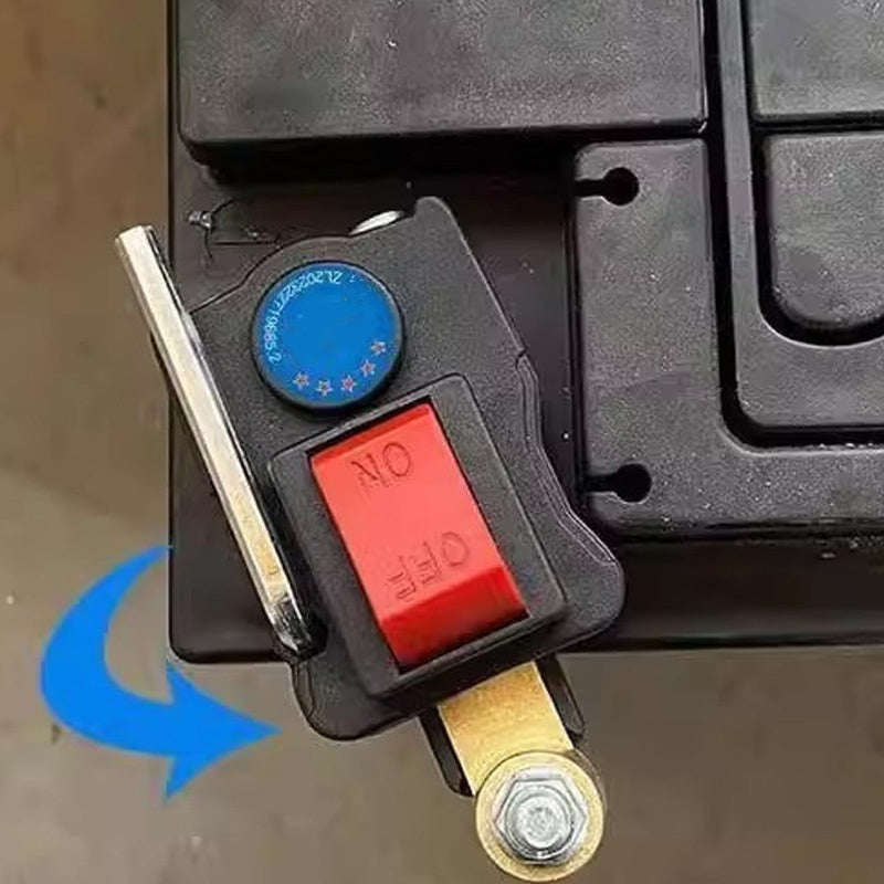 T-förmiger Batteriehauptschalter fürs Auto – mit digitaler Spannungsanzeige, reines Kupfer – ideal als Diebstahlschutz & zur Wartung🚗⚡