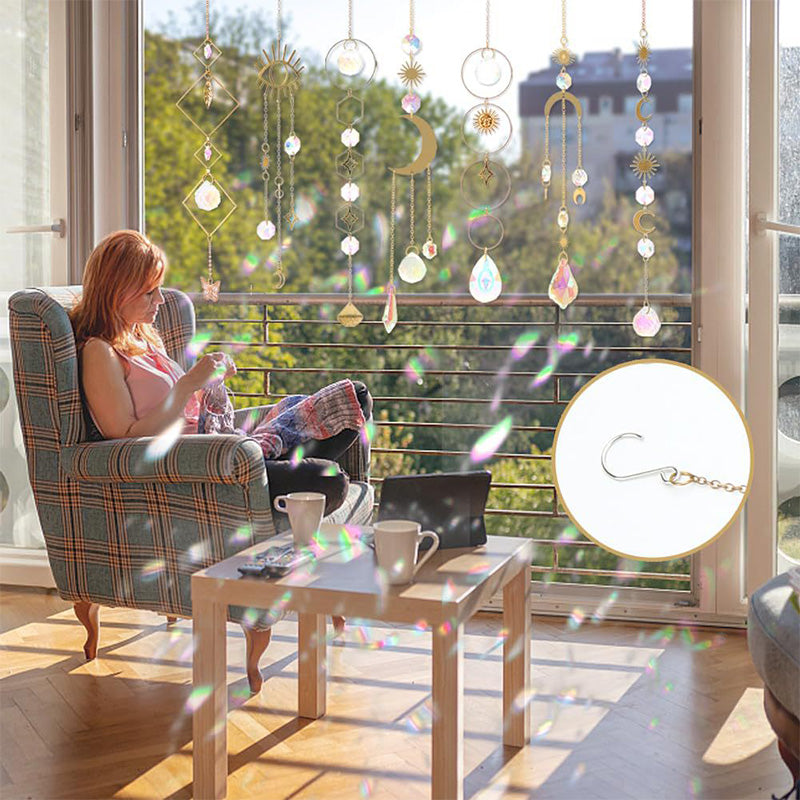 📢📢 Letzter Tag – 50% Rabatt !! ⏰ Dekoratives Sonnenfänger-Set zum Aufhängen