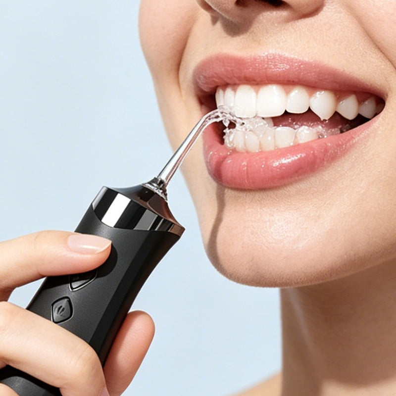 📢📢Letzter Tag – 50 % Rabatt!! ⏰Tragbarer Zahnreiniger – Elektrische Munddusche 🦷 Saubere & Frische Mundhygiene