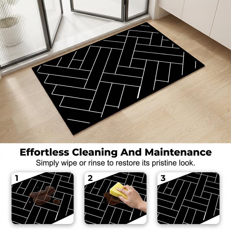 Moderner Eingangsmatte & Badematte – Siliziumerde, Pflegeleicht & Rutschfest ✨ Für Zuhause