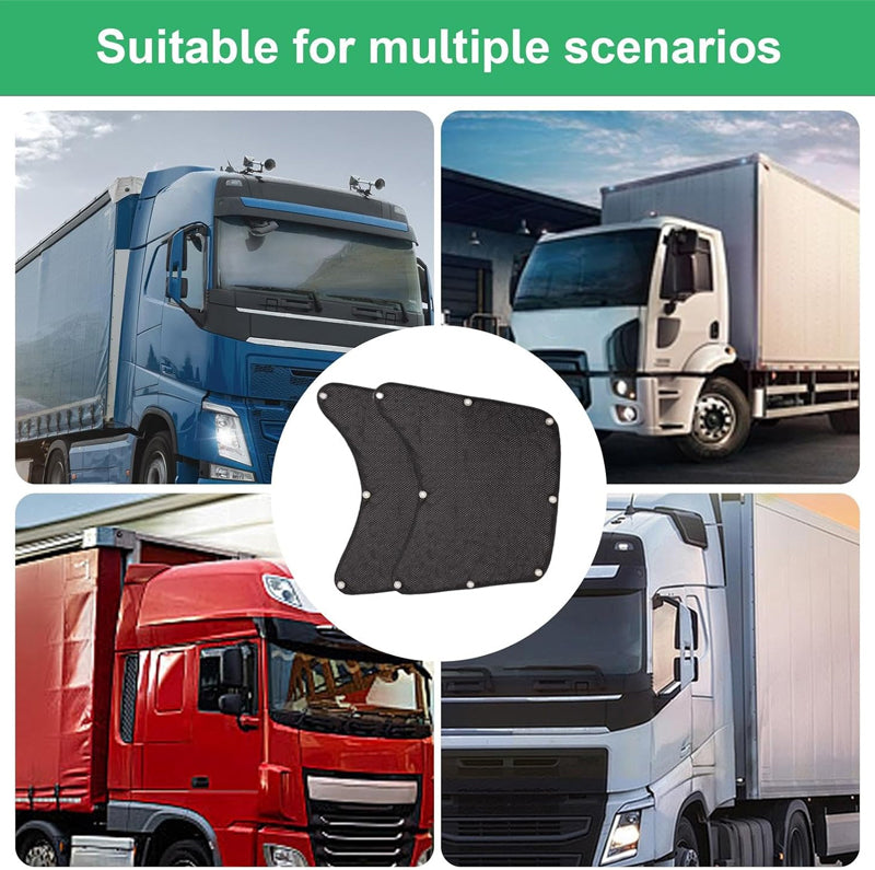 Sonnenschutz für LKW-Seitenfenster – 2er-Set 🌞 Schutz vor Sonne & Hitze