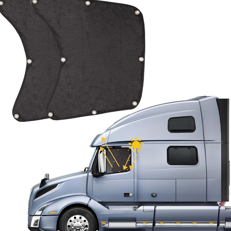 Sonnenschutz für LKW-Seitenfenster – 2er-Set 🌞 Schutz vor Sonne & Hitze