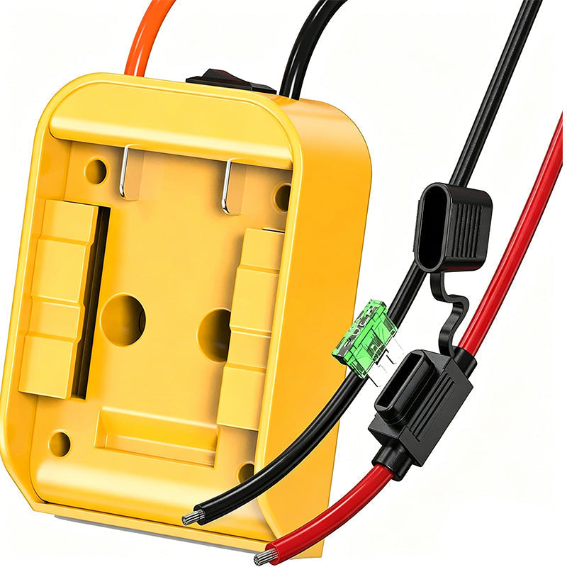 🔧 50% RABATT! 🔋 Power Wheels Adapter für DeWalt 18V/20V Akku – Mit Schalter, Sicherung & einfach anzuschließen – Ideal für Kinderfahrzeuge & DIY-Projekte 🚗