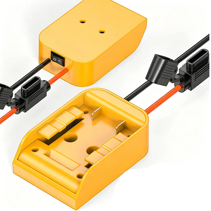 🔧 50% RABATT! 🔋 Power Wheels Adapter für DeWalt 18V/20V Akku – Mit Schalter, Sicherung & einfach anzuschließen – Ideal für Kinderfahrzeuge & DIY-Projekte 🚗