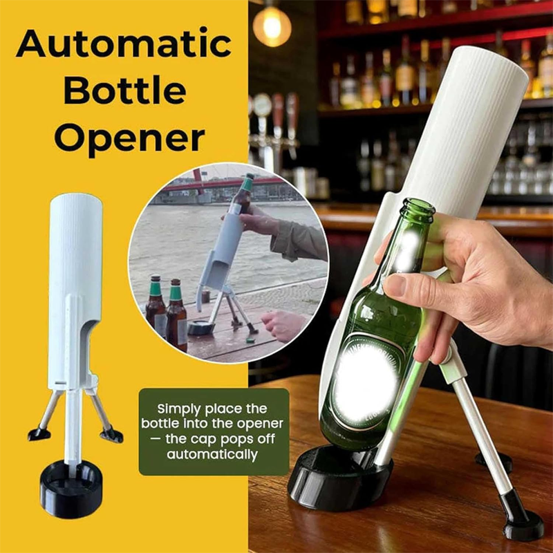 Elektrischer Flaschenöffner mit Ein-Tasten-Automatik – leise, zuverlässig & griffschonend🍾