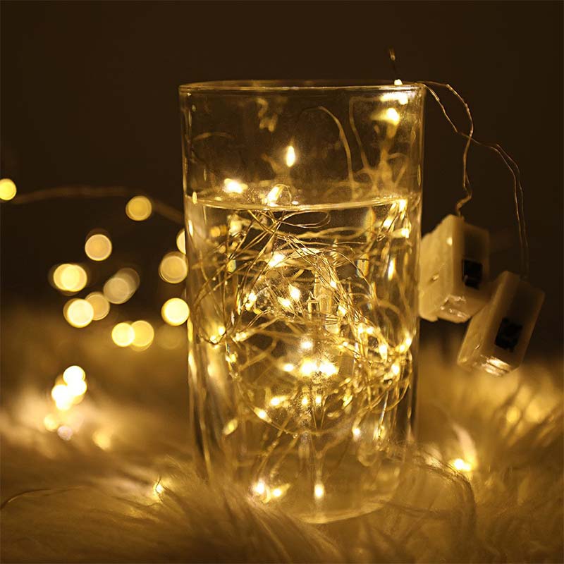 Batteriebetriebene Lichterkette ✨Dekorative LED-Lichterkette für Zuhause & Partys