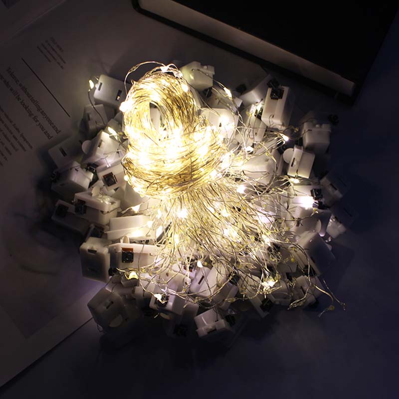 Batteriebetriebene Lichterkette ✨Dekorative LED-Lichterkette für Zuhause & Partys