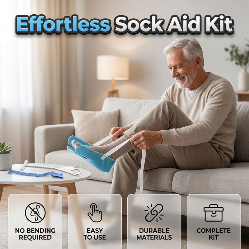 Anziehhilfe für Socken – Ohne Bücken & Mit Zugbändern 🧦 Einfaches Anziehen für Alltag & Senioren
