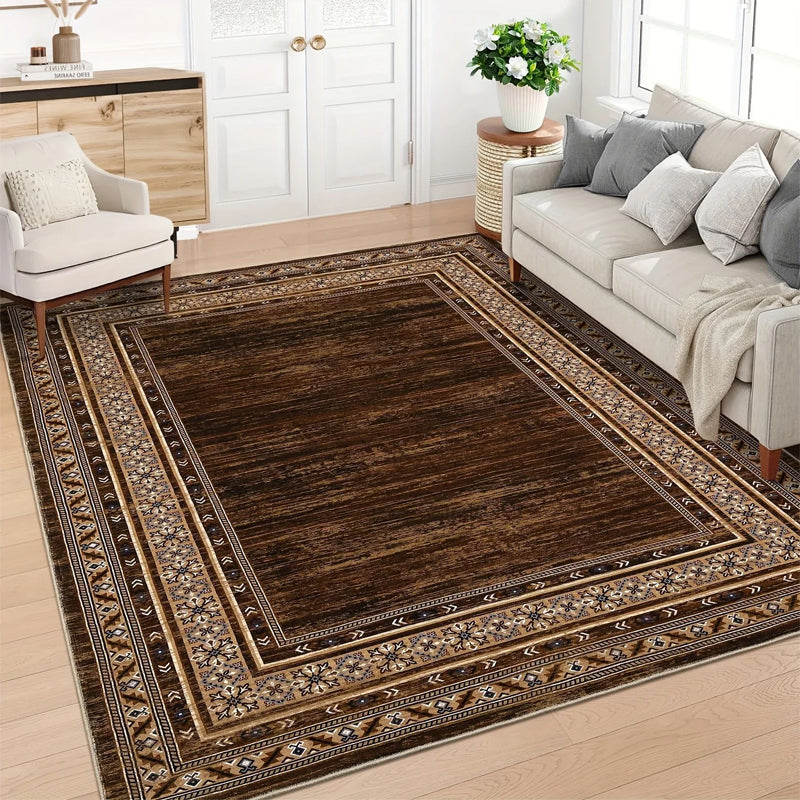 🔥 50 % Rabatt  🛋️ Pflegeleichter Wohnzimmerteppich aus weichem Mikrofaser-Stoff – Schmutzabweisender Teppich für Sofa & Couchtisch