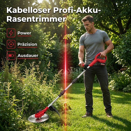 ⏰ 40 % RABATT – Nur für kurze Zeit ✨Kabelloser Grasschneider 🌱 Mit bürstenlosem Motor – Leicht & Kraftvoll
