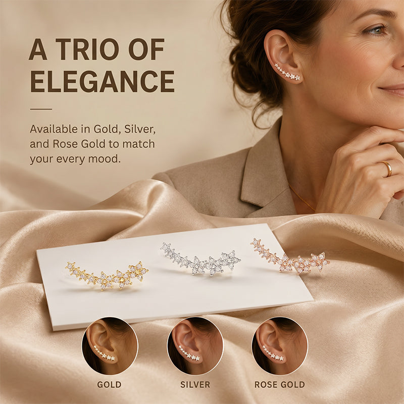 💎 Kleine Design-Ohrstecker mit Zirkonia – funkelnd wie ein Sternenhimmel, elegant & vielseitig für Damen