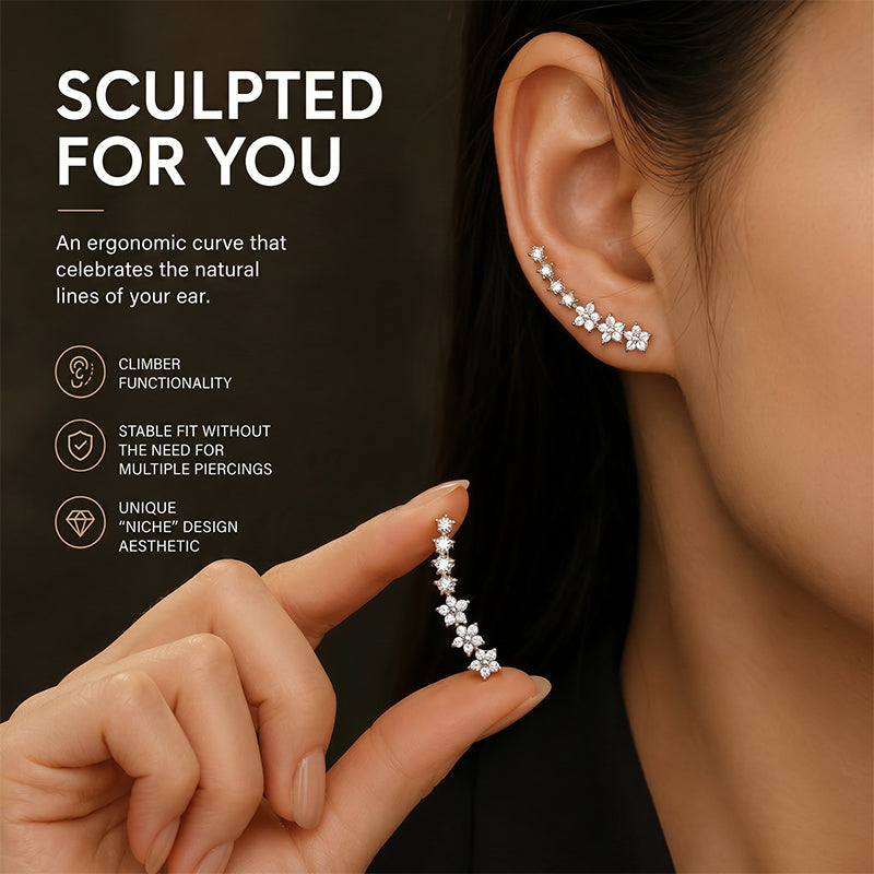 💎 Kleine Design-Ohrstecker mit Zirkonia – funkelnd wie ein Sternenhimmel, elegant & vielseitig für Damen