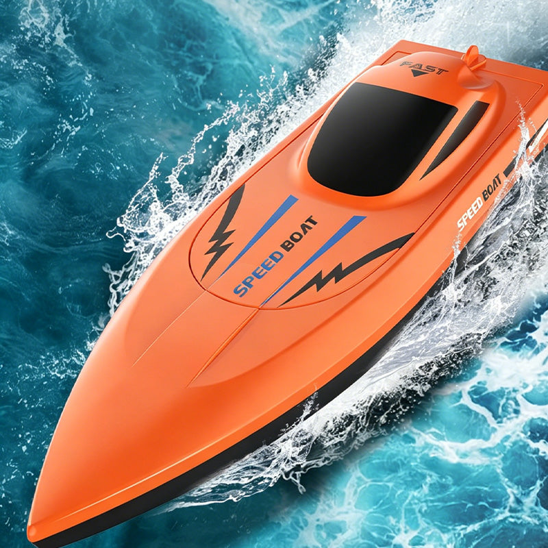 🎮🚤 50 % RABATT NUR HEUTE! 2.4G High-Speed RC-Rennboot mit Dual-Motoren ⚡ Für Rasanten Wasserspaß