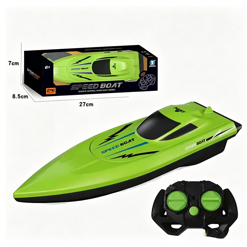 🎮🚤 50 % RABATT NUR HEUTE! 2.4G High-Speed RC-Rennboot mit Dual-Motoren ⚡ Für Rasanten Wasserspaß
