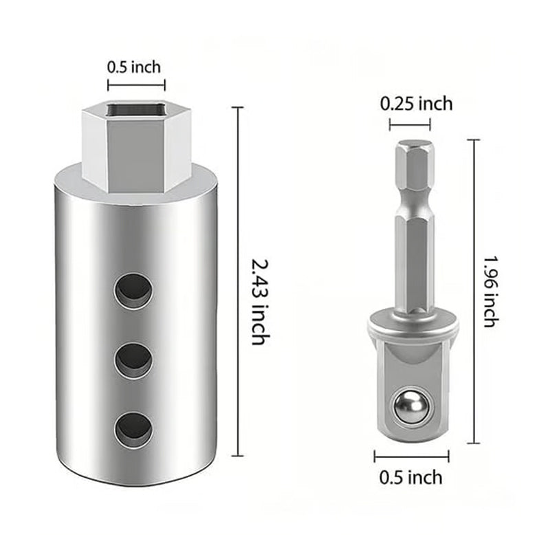 Scherenwagenheber Bohrer-Adapter Set ⚙️ Schnelles Anheben mit Akkuschrauber