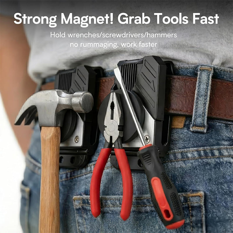 🧲 Zeitlich begrenzt: 50 % Rabatt! ✨ Magnetischer Gürtelclip für Werkzeuge 🔩 Starker Halt & Freihändiges Arbeiten