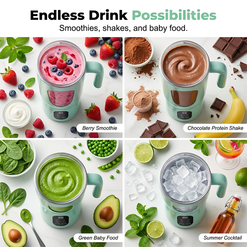 ⏰ 50 % RABATT – Nur für kurze Zeit ✨Mini Entsafter to Go 🍓 Tragbar, Leicht & Perfekt für Frische Getränke