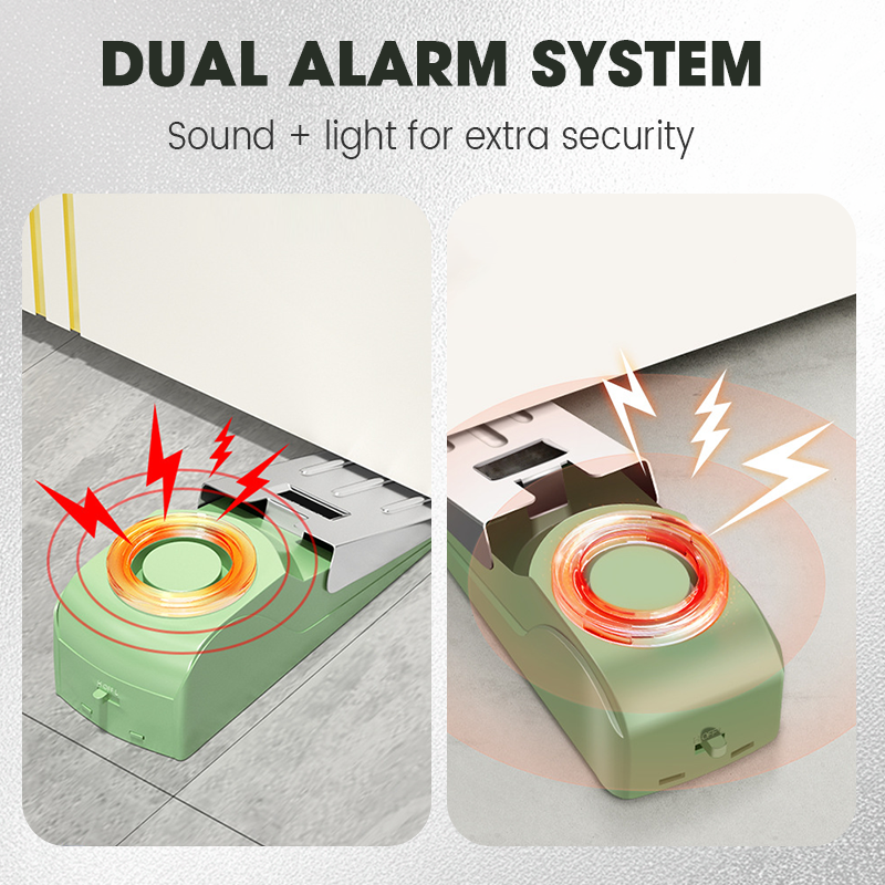 🚨 50% RABATT! 🚪 Türstopper-Alarm mit Ton- & Lichtalarm – für Zuhause & unterwegs, einfache Sicherheit