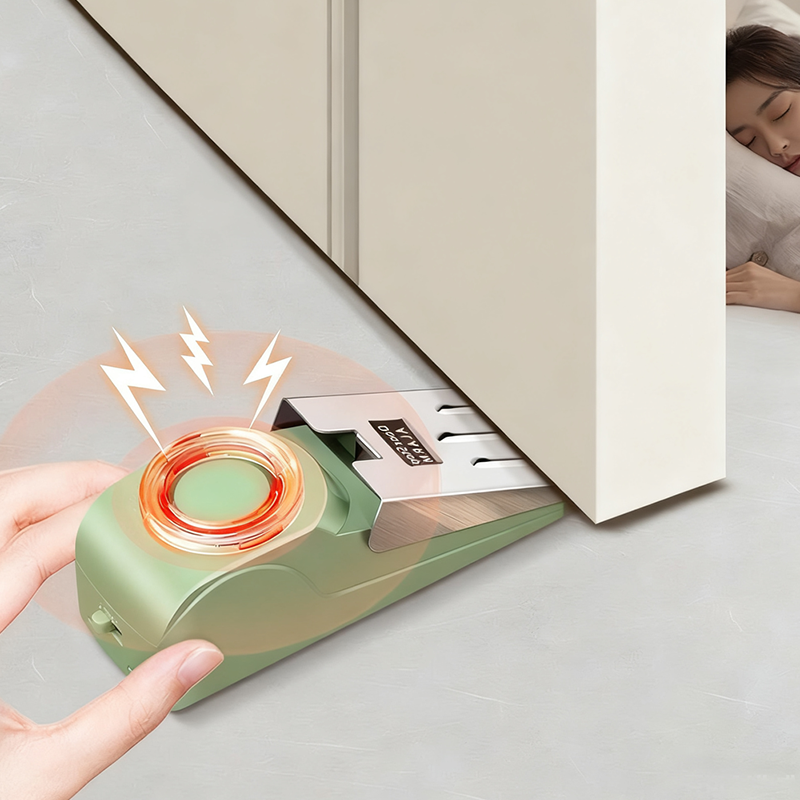 🚨 50% RABATT! 🚪 Türstopper-Alarm mit Ton- & Lichtalarm – für Zuhause & unterwegs, einfache Sicherheit