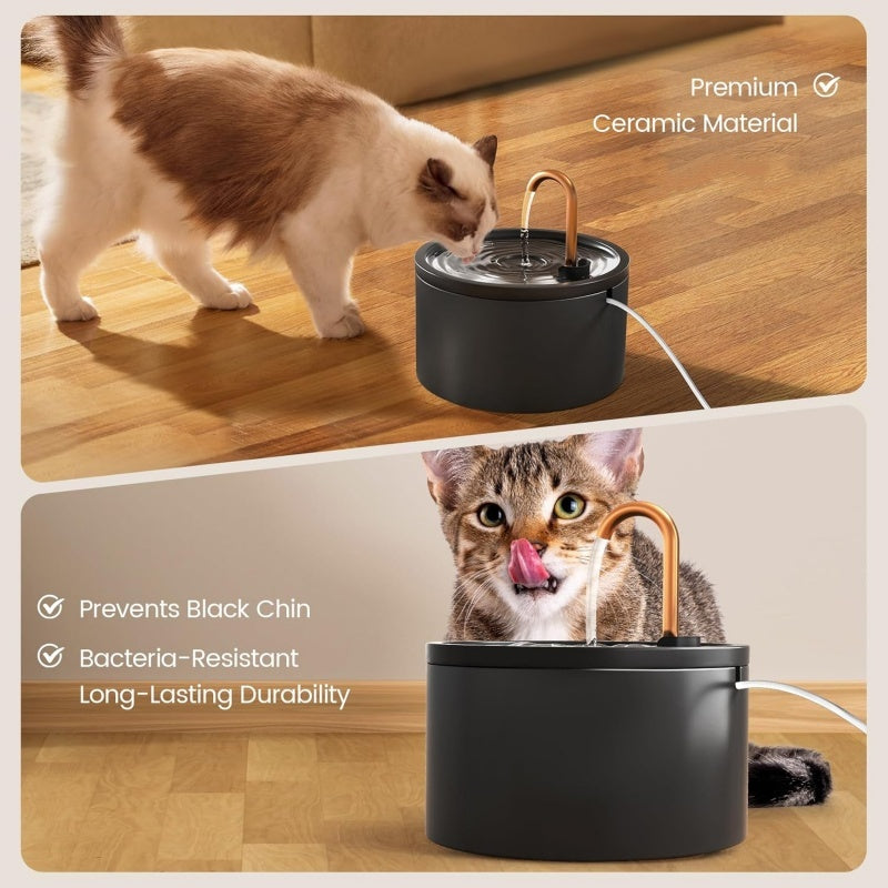 ⏰ 50 % RABATT – Nur für kurze Zeit ✨Trinkbrunnen für Katzen & Hunde 🐾 Wasserzirkulation, Leiser Betrieb & Einfache Reinigung💧