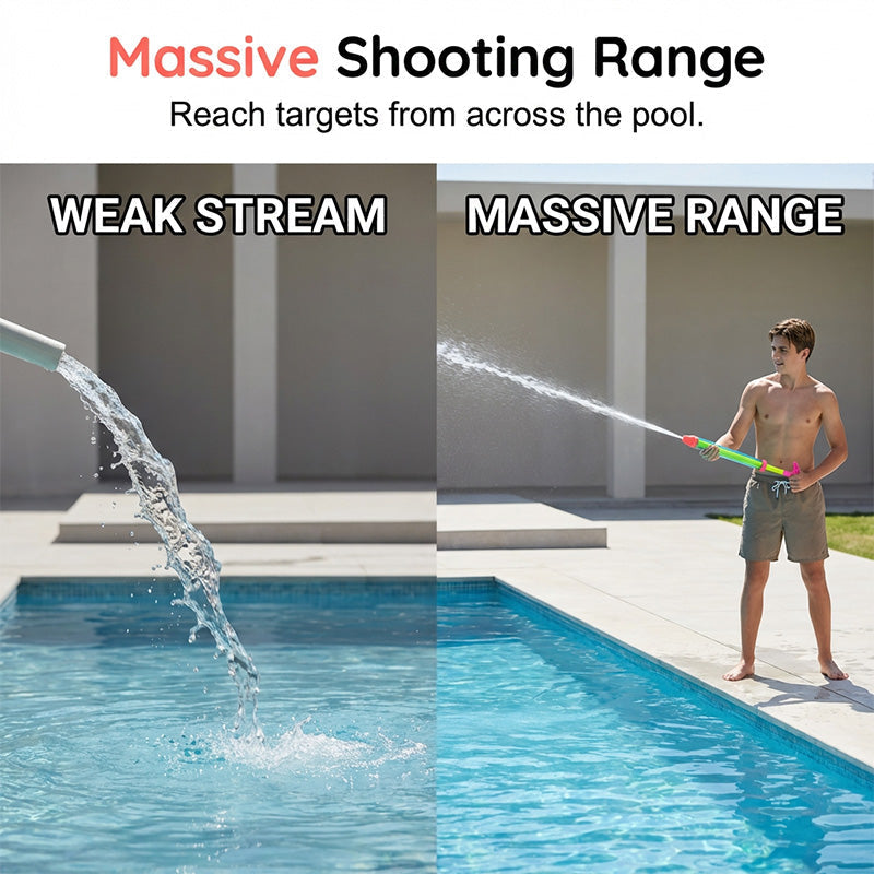 Wasserpistole zum Ziehen für Sommerspaß