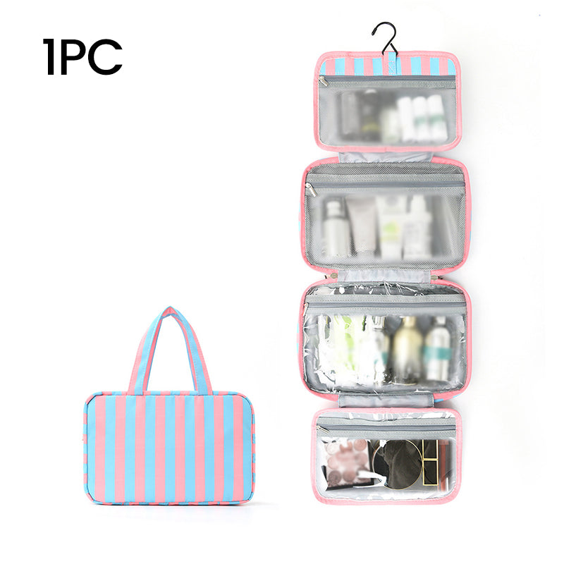 💧 Tasche mit separatem Nassfach – hält nasse Gegenstände zuverlässig getrennt, ideal für Kosmetik, Zahnbürste & Duschgel, perfekt für die Reise✈️