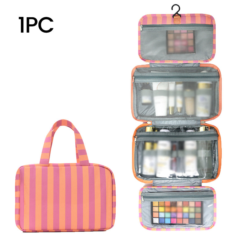 💧 Tasche mit separatem Nassfach – hält nasse Gegenstände zuverlässig getrennt, ideal für Kosmetik, Zahnbürste & Duschgel, perfekt für die Reise✈️