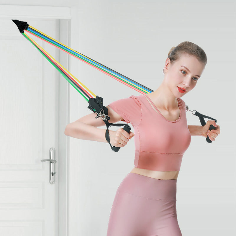 💪 Fitness-Widerstandsbänder Set 🏋️ Für Krafttraining, Dehnung & Ganzkörpertraining