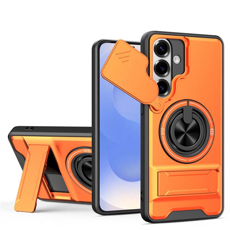 ⏰ 50 % RABATT – Nur für kurze Zeit ✨📱 Samsung Handyhülle mit Kameraschieber & drehbarem Ring – magnetisch für Autohalterung, praktisch & schützend 🔄