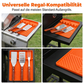 🔥 Silikon-Seitenablage für Grill & Plancha – hitzebeständig, abwaschbar & als Unterlage für Gewürze, Besteck & Abtropfen geeignet 🍖🧂
