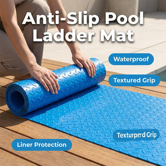 🏊‍♂️ Rutschfeste Poolleiter-Matte – sicherer Einstieg & Ausstieg, passend für die meisten Poolleitern 🪜