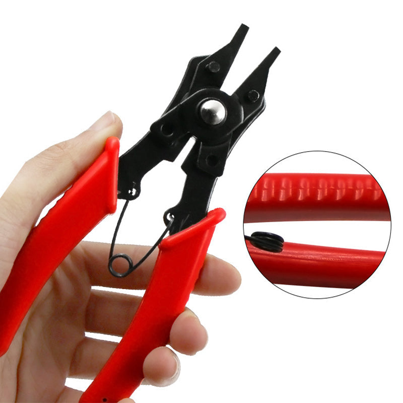 🔧 4-in-1 Sicherungsringzangen-Set – für Innen- & Außenringe, kompakt & langlebig 🛠️