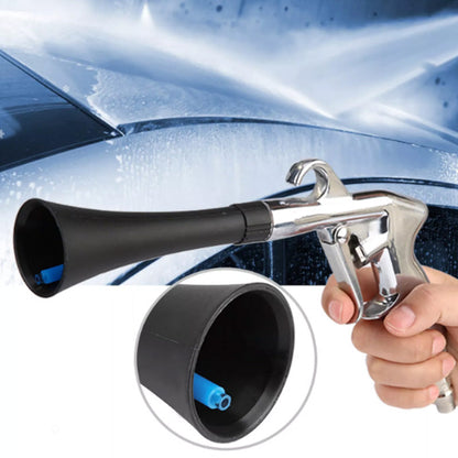 Hochdruck-Reinigungspistole mit Luftimpuls-Technologie – wasserfrei für Auto, Innenraum & schwer zugängliche Stellen 🚗✨