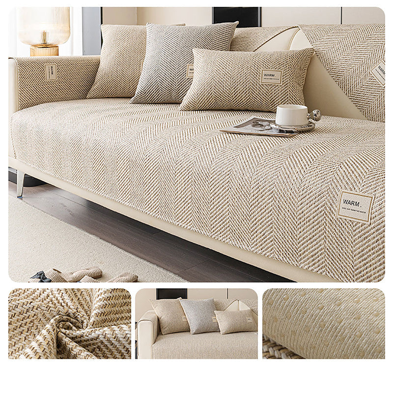 🛋️ 50% RABATT! Moderner Sofaüberwurf mit Fischgrätmuster – stilvoll & schützend für Couch & Sessel