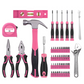 🛠️ 63-teiliges Damen-Werkzeugset in Pink – Schraubendreher, Schraubenschlüssel & Zangen für Haushalt & Reparaturen 🔧💗