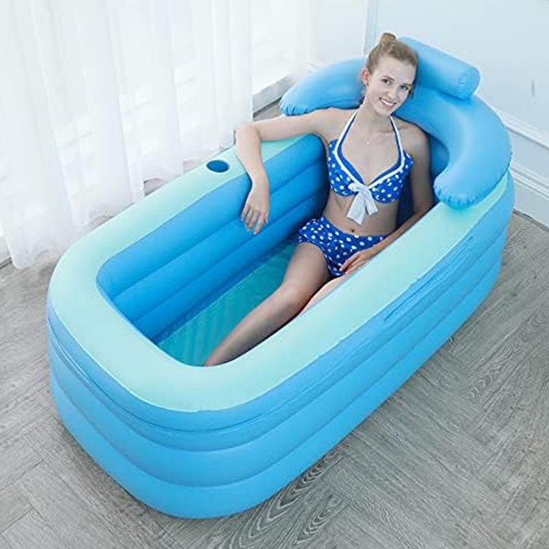 🔥 Dickwandiger aufblasbarer Badespaß – hält die Wassertemperatur länger warm, inkl. Sitzkissen & Ablassventil