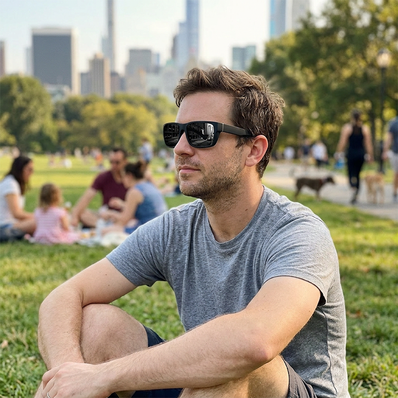 📢Mid-Season Sale: −50% nur für kurze Zeit⏰🕶️ Polarisierte Sonnenbrille für Damen & Herren – quadratisches Design, farbige Verspiegelung, ideal für Radfahren, Laufen & Outdoor ☀️