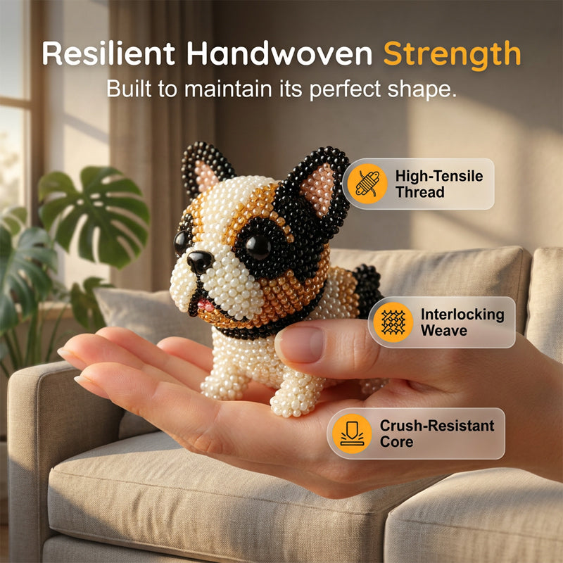 🎨🐶 Colorful Beaded 3D Dog Model Kit – 50% RABATT! Bunte Perlen, 3D-Design, kreativer Bastelspaß für Groß & Klein. 🔥✨