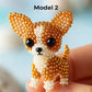 🎨🐶 Colorful Beaded 3D Dog Model Kit – 50% RABATT! Bunte Perlen, 3D-Design, kreativer Bastelspaß für Groß & Klein. 🔥✨