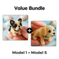 🎨🐶 Colorful Beaded 3D Dog Model Kit – 50% RABATT! Bunte Perlen, 3D-Design, kreativer Bastelspaß für Groß & Klein. 🔥✨